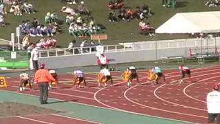 2010国体成年男子100M準決3組