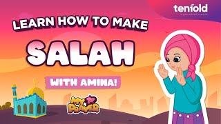 How to Pray (Salah) with Amina | My First Prayer for kids