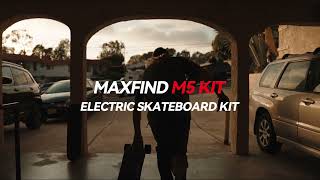 DIY Electric Skateboard Kit With Remote - Maxfind M5 Conversion Kit