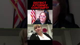DISTRICT ATTORNEY HELD IN CONTEMPT??? Did the District Attorney Cross The Line With Judge Webster?