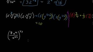 Radical Notation to Exponential Notation