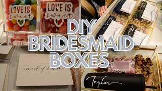 DIY Bridesmaid Proposal Boxes | Black \u0026 White \u0026 Gold | Amazon Wedding Gifts