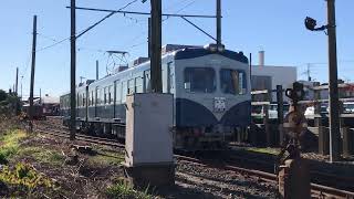 銚子電鉄　外川駅発車