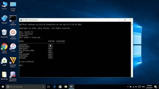 Using Oracle SQL Command Prompt