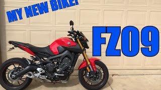 My New Yamaha FZ09 | Power Wheelie Beast!