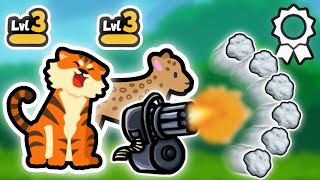 BOMBARDING my Enemies with CRAZY LEOPARD ARTILLERY in Super Auto Pets