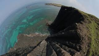 澎湖離島-鳥嶼後山大草原欣賞-全世界最大的自然馬靴