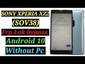 Sony Xperia xz2 (SOV38) frp bypass //  Sony Xperia Android 10 frp unlock Without Pc *2023