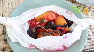 Recette des papillotes de fruits d'été - 750g