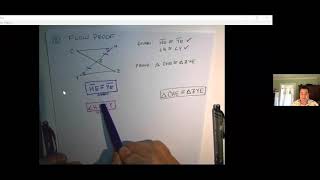 Writing a Flow Proof in Geometry