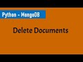 Part 9 - Delete documents in MongoDB using PyMongo | Python and MongoDB