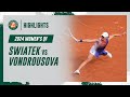 Swiatek vs Vondrousova Quarter-final Highlights | Roland-Garros 2024