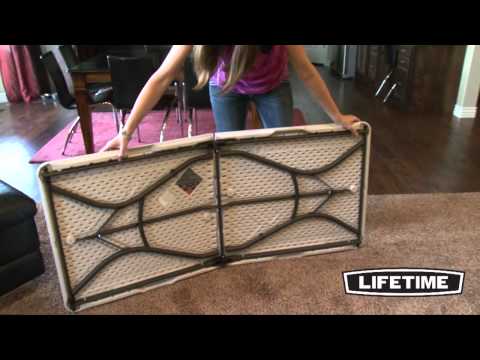 Lifetime's Fold-in-Half Table Tutorial Lifetime's Fold-in-Half Table Tutorial