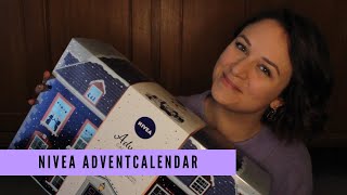 🌻 ASMR by Heidi #8 - 🎁 NIVEA Christmas Adventcalendar unboxing - tapping, scratching \u0026 whispering