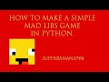 how to make a simple mad libs game in python.