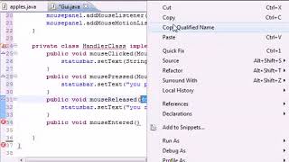 Java Programming Tutorial 75 MouseListener interface