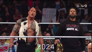 WWE Wrestlings 2015 To 2024