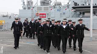 HMS Forth commissioning ceremony