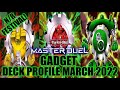 MASTER DUEL N/R FESTIVAL GADGET DECK PROFILE (MARCH 2022) YUGIOH!