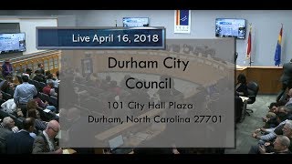 Durham City Council Apr 16, 2018