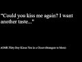 ASMR M4M Flirty Boy Kisses You in a Closet (Strangers to More)