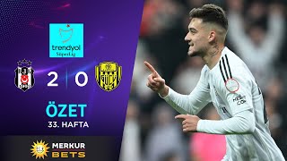 Merkur-Sports | Beşiktaş (2-0) MKE Ankaragücü - Highlights/Özet | Trendyol Süper