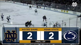 Highlights | @NDHockey at Penn State, Game 2