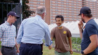 Treasurer Sprague visits Ohio City Farm (Northeast Ohio)