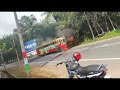 ksrtc bus fired in muvattupuzha😯