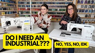 Do I need an Industrial Sewing Machine?  **Sewing companies don’t want you to he