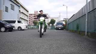 KAWASAKI KDX125SR 試乗