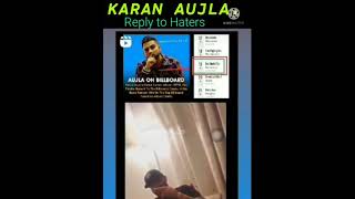 Karan Aujla Live Reply To Sidhu Moose Wala About B.T.F.U. On Billboard | Karan Aujla Status #shorts