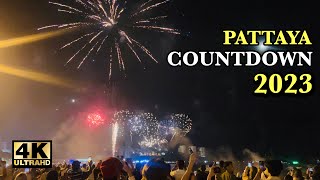 New Year countdown 2023 | Pattaya | Thailand2023 [4K]