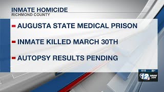 1 dead after alleged homicide at Augusta State Medical Prison