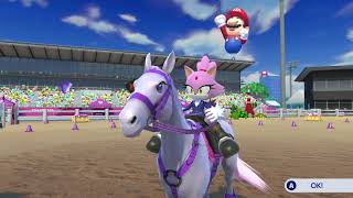 Mario & Sonic at the Tokyo 2020 Olympic Games - Team Equestrian #6 (Blaze & Amy)