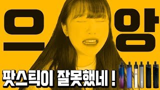 나옹이를 울려버린 CSV 전자담배 베이포레소 팟스틱 VAPORESSO PODSTICK REVIEW