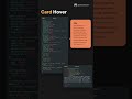 card hover animation with css | css card hover effects