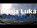 Vožnja: Banja Luka - Sarajevo #hyperlapse #march #2024 #visitbosnia #visitsarajevo #banjaluka #BiH