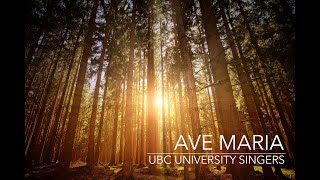 AVE MARIA Morten Lauridsen - UBC University Singers, Graeme Langager, conductor