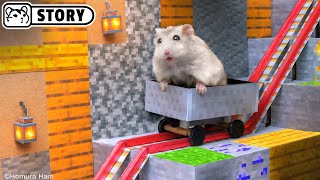 🐹 Hamster Escapes the Minecraft Maze - The Caves 🐹 Homura Ham