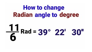 Conversion of Radian to Degree Formula || Degree and Radian formula #Trigonometry #Tricks