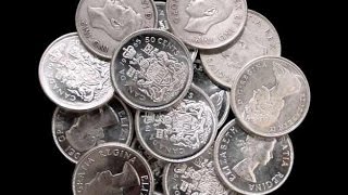 my entire canadian silver half dollar collection