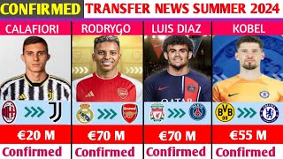 NEW CONFIRMED TRANSFER NEWS AND RUMOURS SUMMER7 2024.🔥ft..LUIS DIAZ TO PSG,RODRYGO TO ARSENAL.