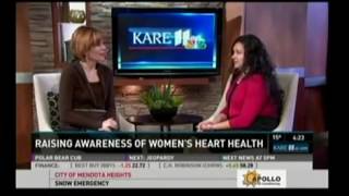 Ana Gregg talks with KARE 11 about heart disease and Go Red For Women