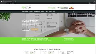 Make a paystub in Less than 3 minutes