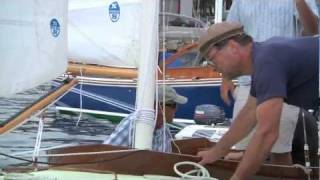 Bristol Boat Company - Herreshoff H-20 Launch and First Sail in Bristol, Rhode Island