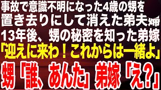 4歳の甥が事故で意識不明になった途端、私宅に置き去りにして消えた弟夫婦。13年後、甥の秘密を知った弟嫁が現れ「迎えにきたわよ！これからは家族一緒よ！」甥「誰だ、お前」弟夫婦「はっ？」実は…