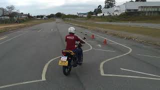 primeiro dia de aula de moto 🏍️