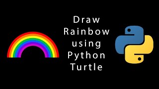 Let's draw rainbow using Python Turtle