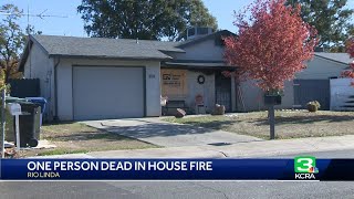 One dead in Rio Linda house fire, Metro Fire says